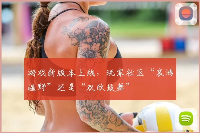 游戏新版本上线，玩家社区“哀鸿遍野”还是“欢欣鼓舞”